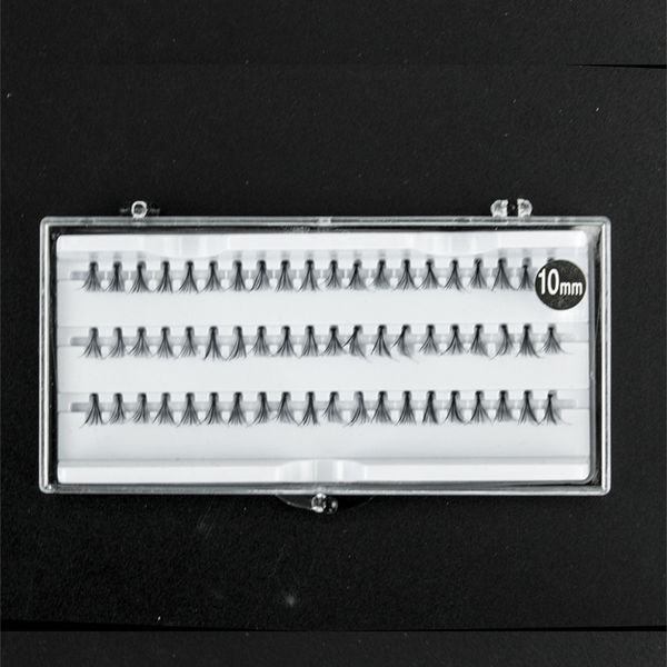 

60pcs natural soft 3d clusters individual eyelashes extension false eyelashes makeup tool 10mm