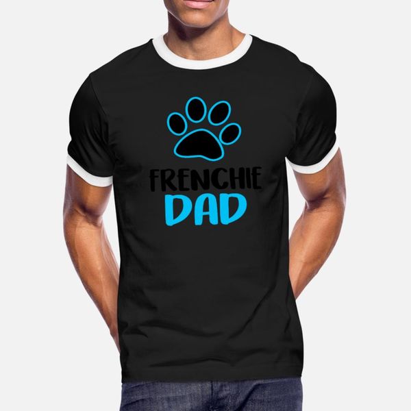 

frenchie папа футболка мужчина sunlight tee shirt euro размер s-3xl тонкого солнечного света смешной весна осень прохладный