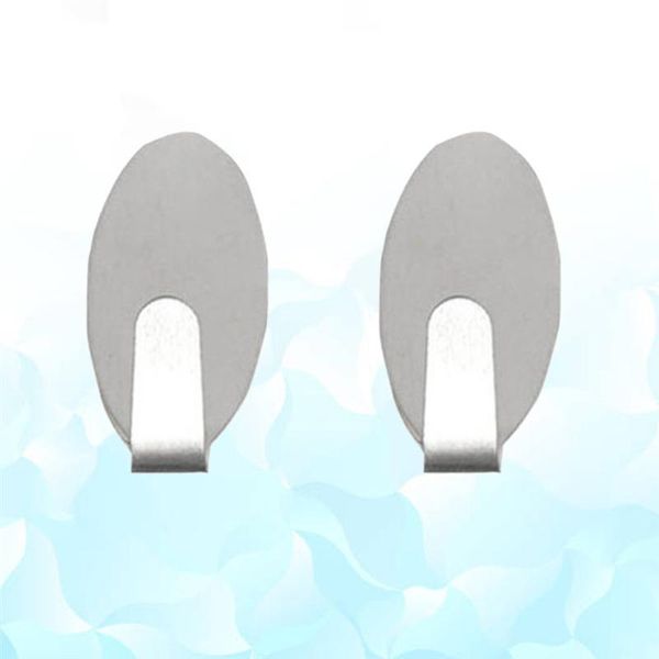 

shape drilling wall keys no stainless steel hangers for bags towel 2pcs hooks oval bbyrok lipper