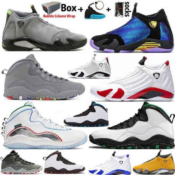 

2020 db doernbecher high 14 14s canday cane sup white mens basketball shoes designer wings cool grey  10s trainers sport sneakers size 13, Black