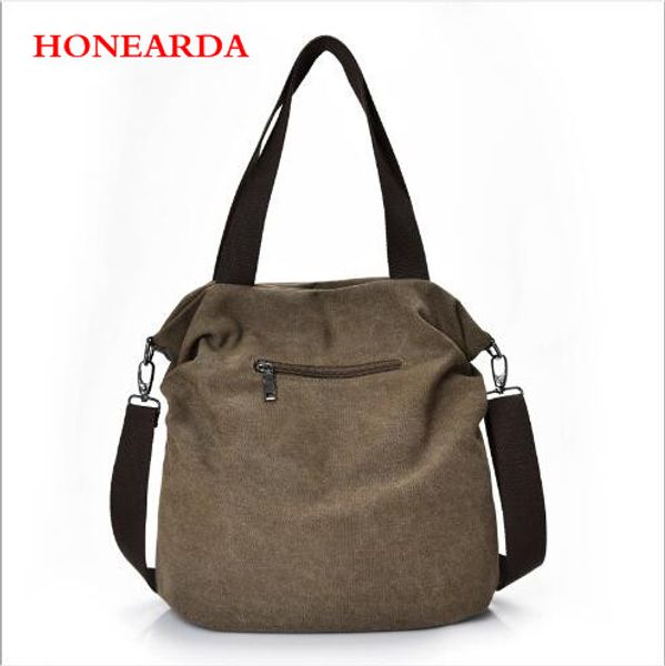 

50pcs ladies'canvas hand-held bill of ladies' canvas bags with large capacity and multi-layer