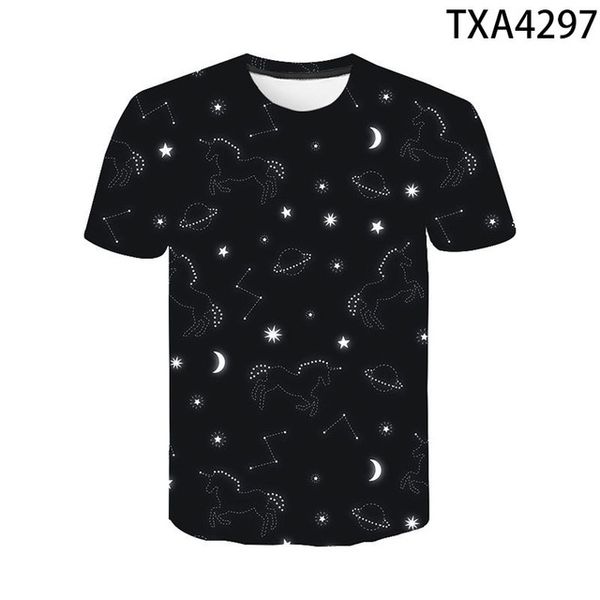 

starry sky 3d boy girl printed cool 3d print shirts plus size horror harajuku men clothing