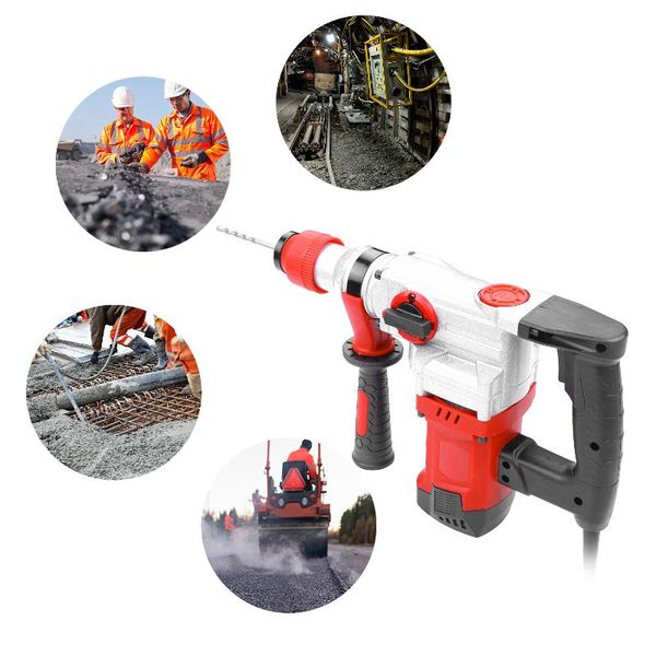 

industrial high power percussion drill electric hammer electric pickaxe multifunctional household drill