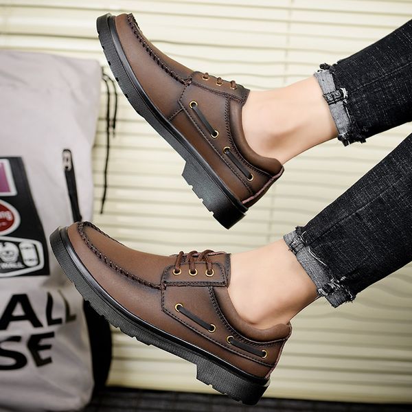 

mens fashion sports sneaker mens loafers man men 2020 causal sneakers leisure casual sneaker shoes black leather sport shoe