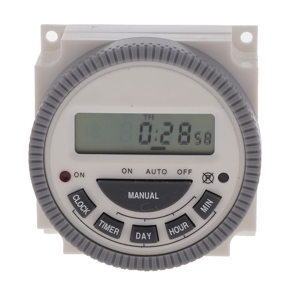 

цифровой программируемый таймер электронный таймер переключатель жк-дисплей