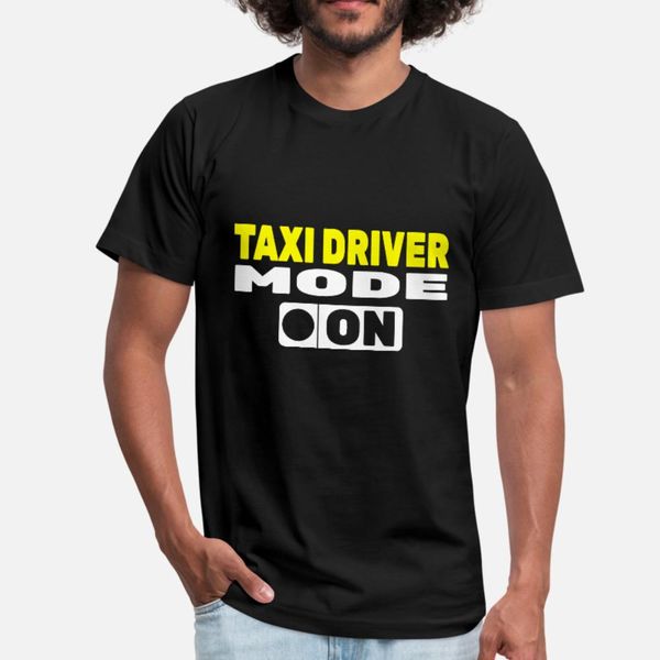 

taxi driver mode on t shirt men personalized cotton o-neck male loose new style spring autumn pattern shirt