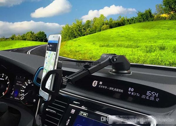 

2017 new car phone stand car phone stand sucker automatic lock bracket mobile phone navigation car