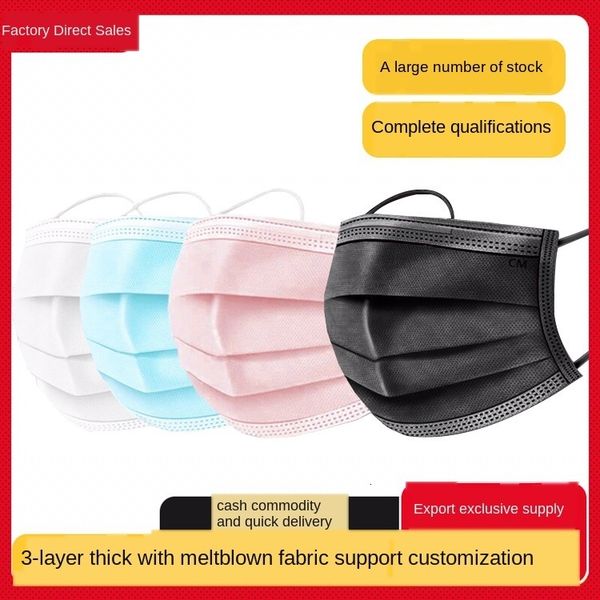 

disposable civil mask 3-layer 90+95 with melt spray cloth face mask1