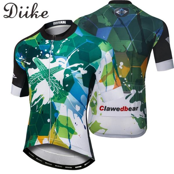 

racing sets 2021 cycling suit men's spring, summer and autumn clothes short sleeve mountain bike equipment top, Black;blue