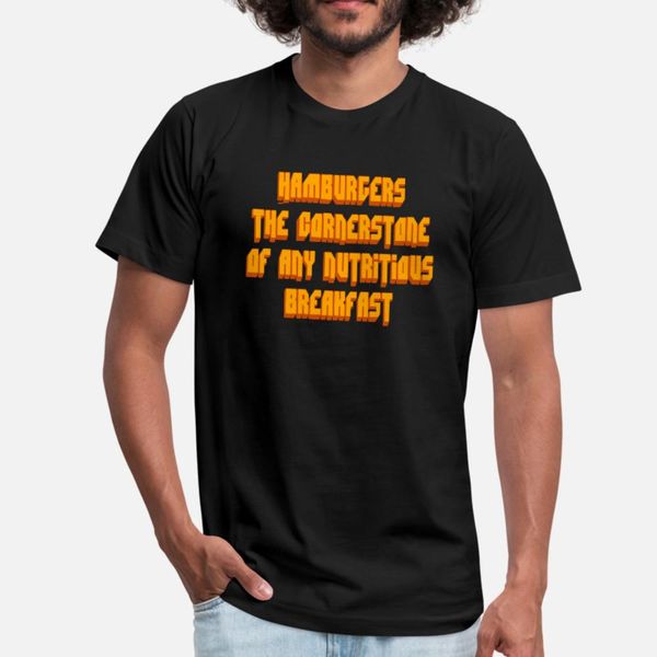 

pulp fiction quote hamburgers t shirt men cute cotton s-3xl basic solid cute funny casual summer style family shirt