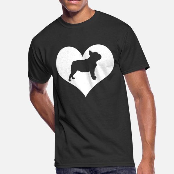 

frenchie bulldog french t shirt men designing cotton o-neck standard loose humor spring outfit shirt