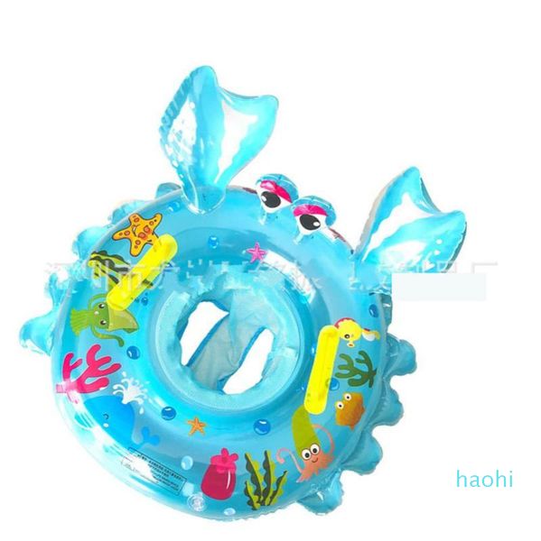 

wholesale-new baby inflatable swimming seat creative new children crab seat hairy crab swimming protective gear baby supplies