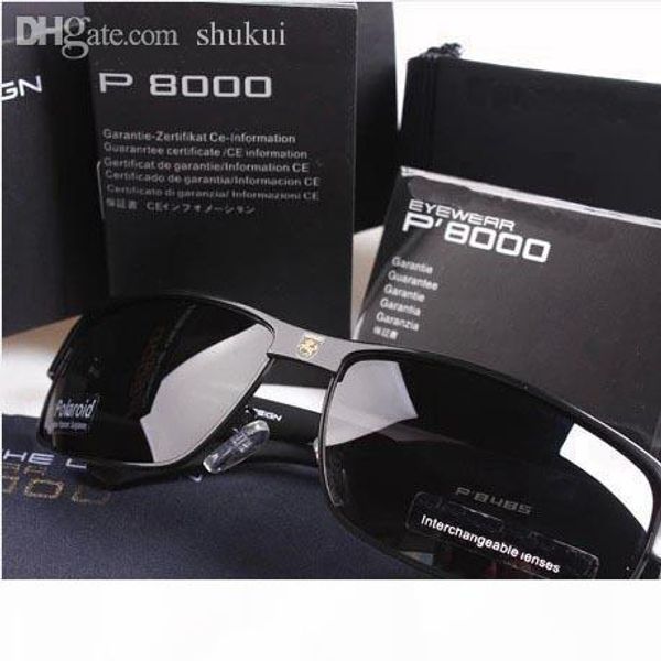 

wholesale-new style men classic fashion design sunglasses oculos de sol retro polarized vintage sun glasses eyewear metal frame p8485, White;black