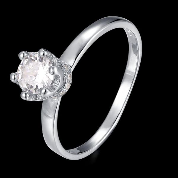 

cluster rings fahmi 2021 100% 925 sterling silver love heart ring1-18 original jewellery for women party wedding gift, Golden;silver