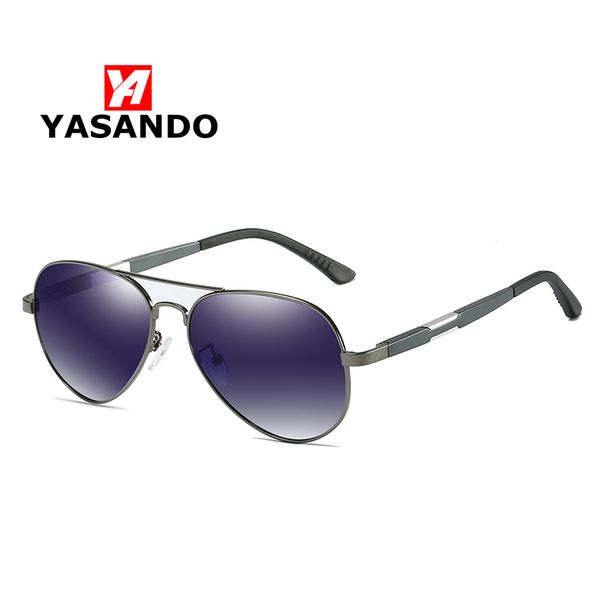 

yasando sunglasses for men pilot polarized outdoor sunglasses coating lens eyewear driving male accessories sun glasses gs6031, White;black