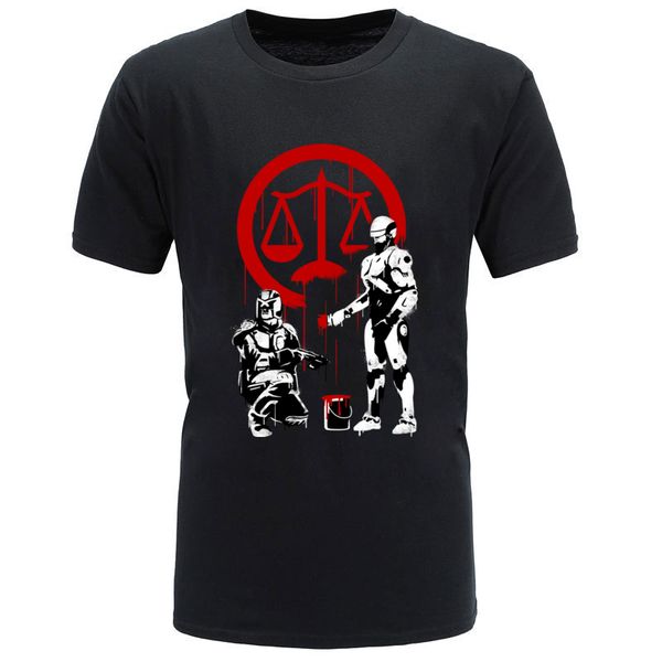 

starwas t shirt yoda law enforcement in dysa commando ranger t shirt 100% cotton crew neck cool t-shirts mens fashion