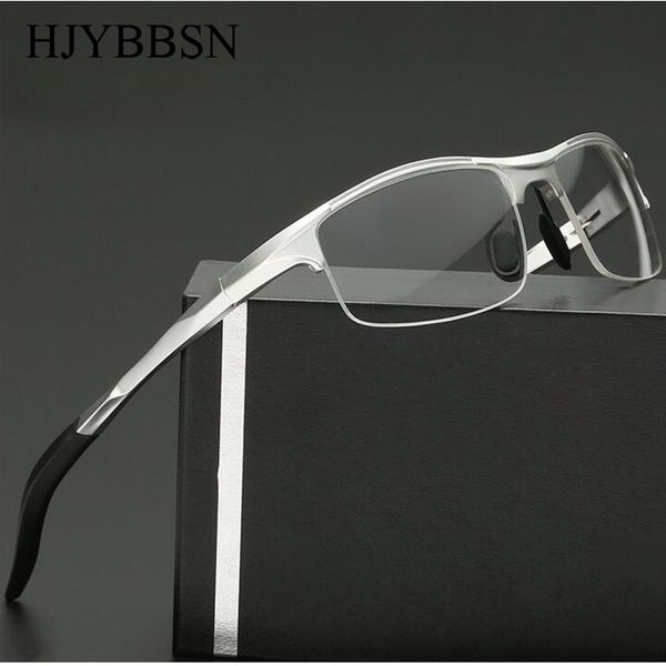 

aluminum vintage square glasses frame female brand designer gafas de sol spectacle plain glasses gafas eyeglasses eyewear, Black