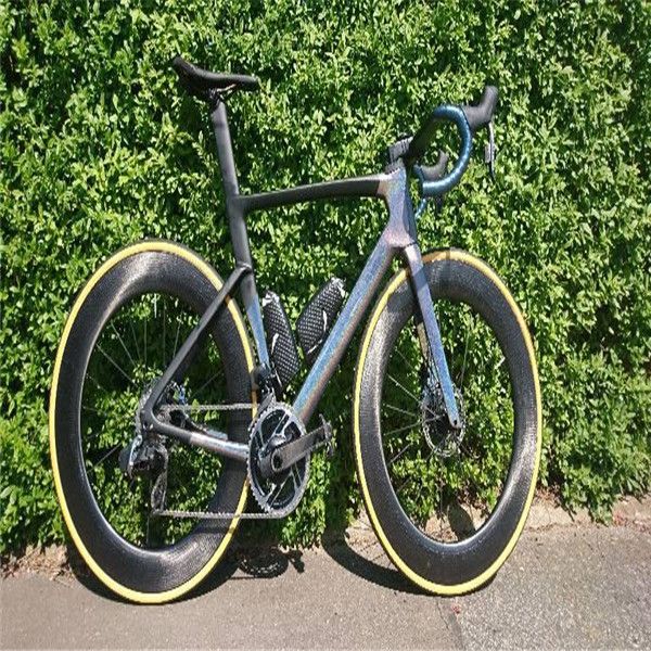 

road bike carbon fiber material s-w chameleon coating glossy frameset bb30 bottom bracket size 49 52 54 56 58cm can dpd ups ship