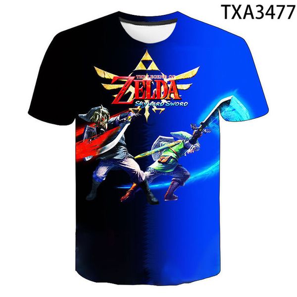 

new zelda clothing wild street anime trend quality 3d print shirts funny aesthetic funny men clothing