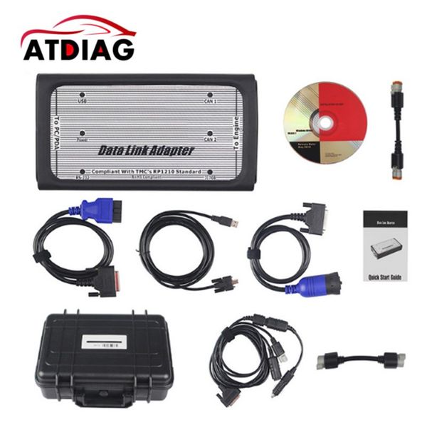

inline 6 data link adapter heavy duty diagnostic tool scanner full 8 cable truck diagnostic interface inline6