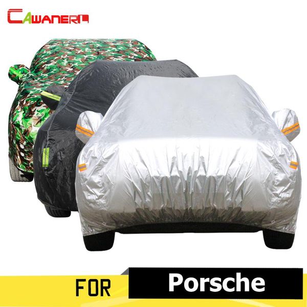 

cawanerl full car cover suv anti uv rain sun snow frost resistant cover sunshade dustproof for macan panamera