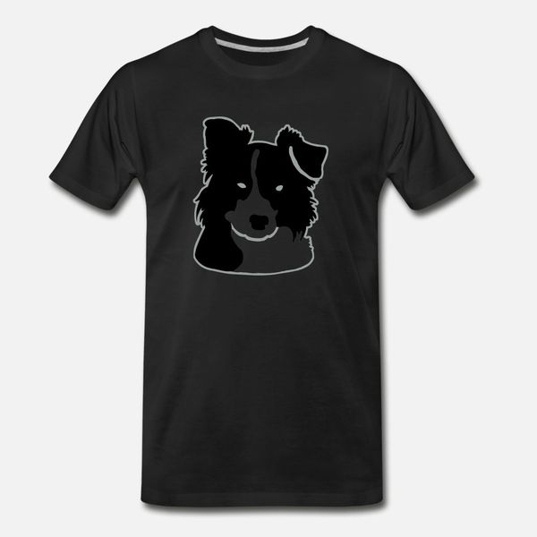 

border collie t shirt men printing cotton size s-3xl outfit gift authentic summer original shirt