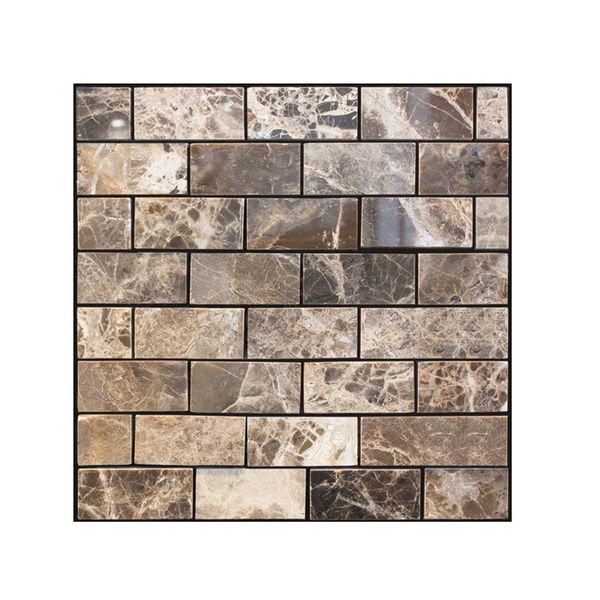 

mosaic style kitchen bathroom tile sticker diy home decor self adhesive