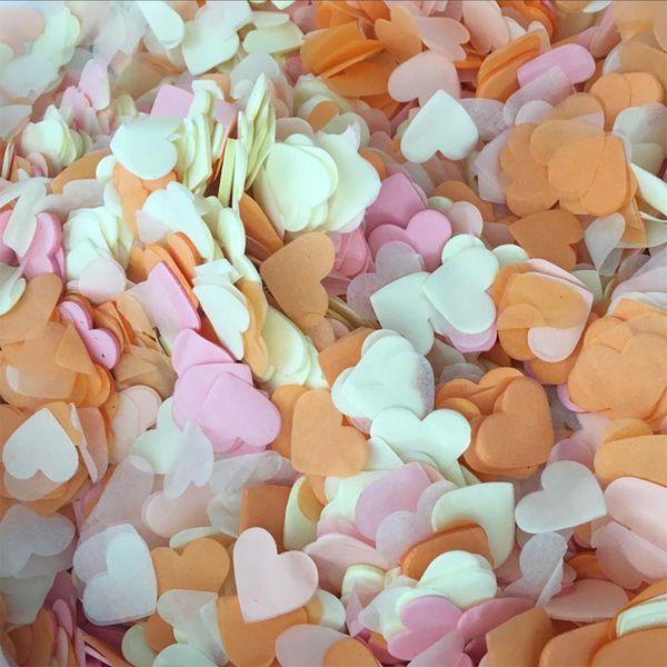 

30g crafts baby shower heart shape confetti thin party favor paper celebration