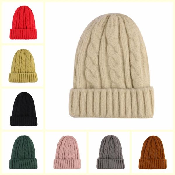 

beanie/skull caps foxmother outdoor beige red grey plain color braid beanie knitted hats warm winter women mens, Blue;gray