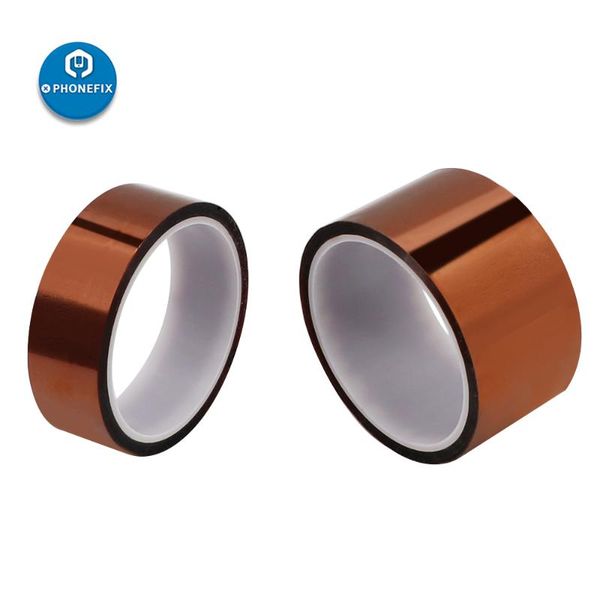 

33m adhesive tape gold high temperature heat resistant polyimide tape for electronic industry pcb smt welding tools