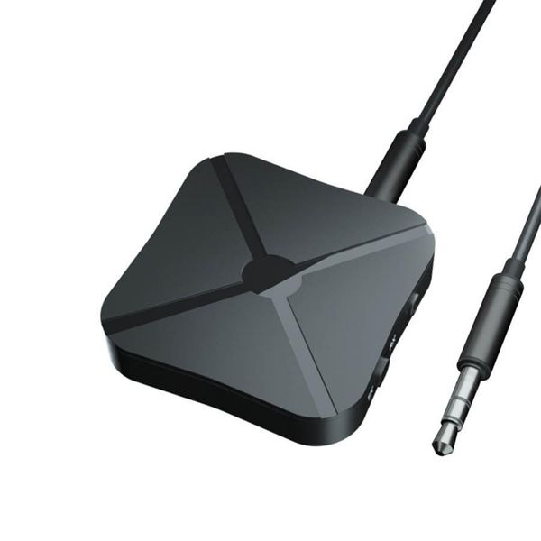 

cgjxs2 in 1 bluetooth transmitter receiver 3 .5mm wireless adapter bluetooth 4 .2 stereo audio dongle for tv car /home speakers kn319