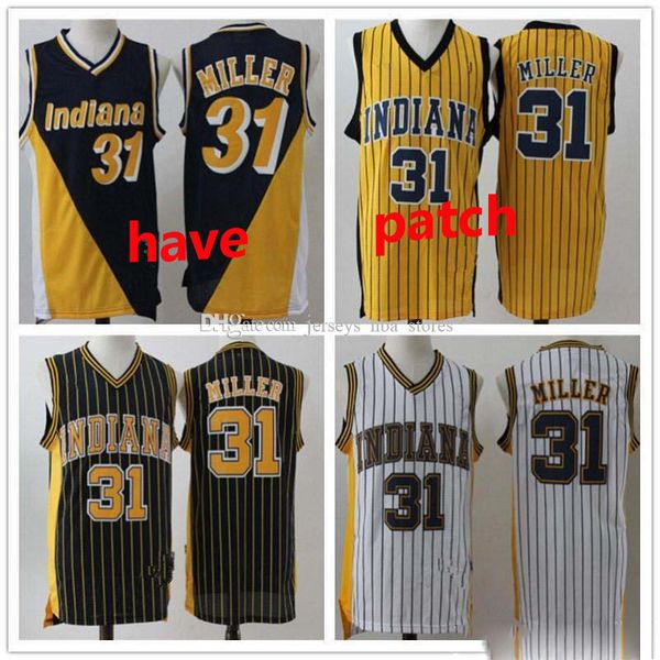 

men s indiana pacers throwback reggie 31 miller victor 4 oladipo basketball shorts basketball jersey black yellow white blue good 01, Black;red