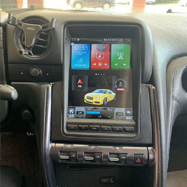 

9.7'' android car navigation radio receiver video player fornissan gtr&gt-r 2008 - 2020 lhd&rhd