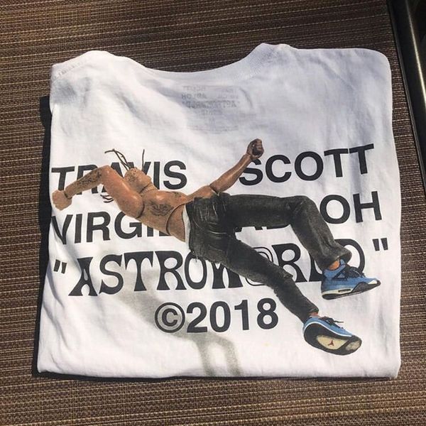 

summer mens t shirts travis scott performance limited astroworld hip-hop rap fashion short sleeve casual crew neck, White;black