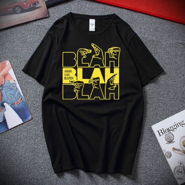 

armin van buuren t shirt armin van buuren blah t-shirt trance music fans cool casual pride t shirt dj men cotton short tee