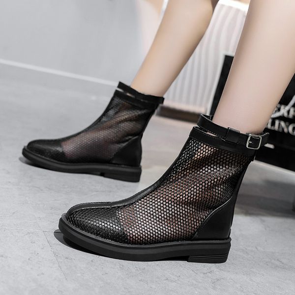 

comfort shoes for women 2020 summer breathable cross-shoes med beige heeled sandals lace denim women's strappy heels comfort, Black