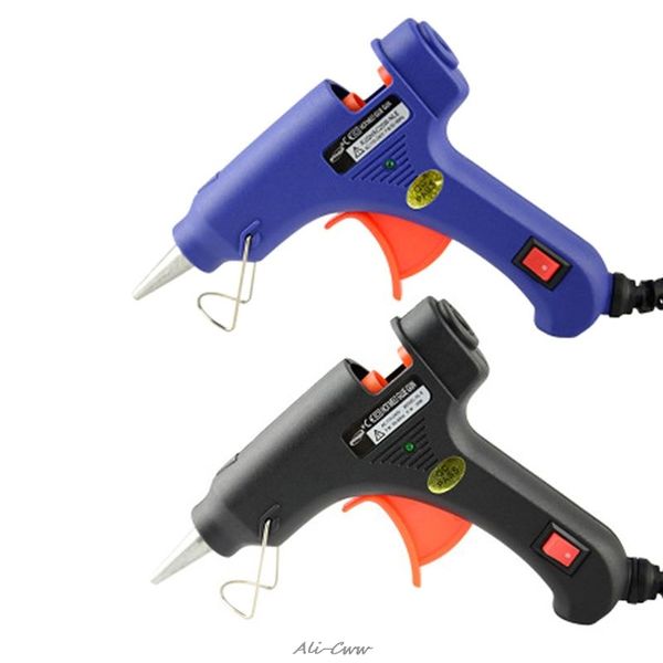 

20w professional high temperature electric heating melt glue gun eu plug art craft repair tools diy manual crafts accessory