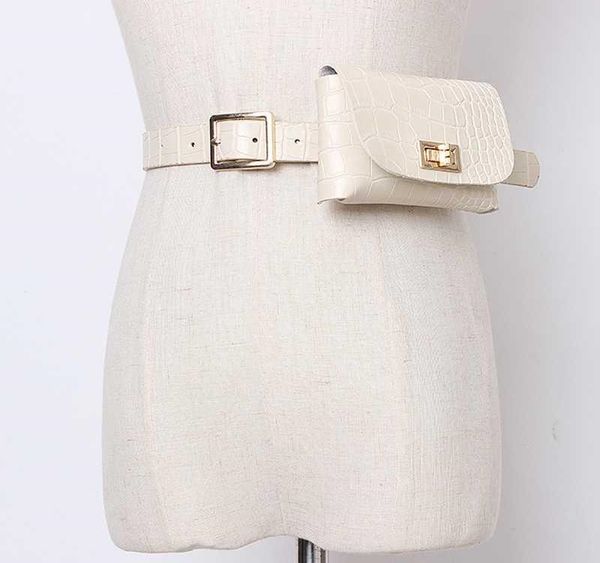 

eam] pu кожаный multicolor мини-сумка длинный широкий пояс личность женщины нового способа tide все матча весна осень 202004, Black;brown