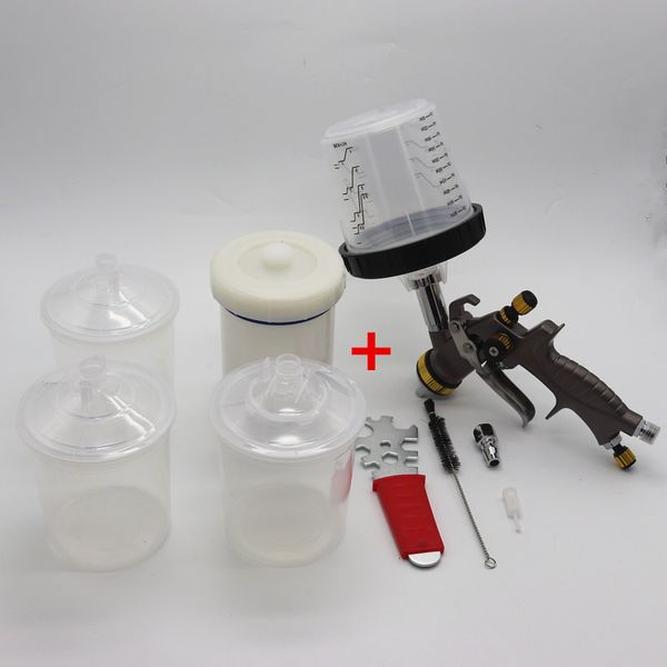 

professional with paint mixing cup spray gun 1.3mm lvmp no cleaning cup paint spray gun/car high atomization gun