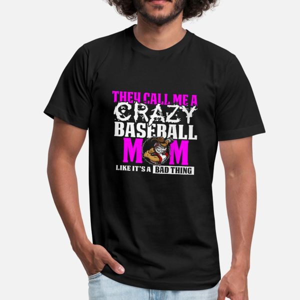 

смешные сумасшедший baseball mom дизайн футболка мужчины хлопок сыпучие euro размер s-3xl basic solid сыпучие смешной summer style trend