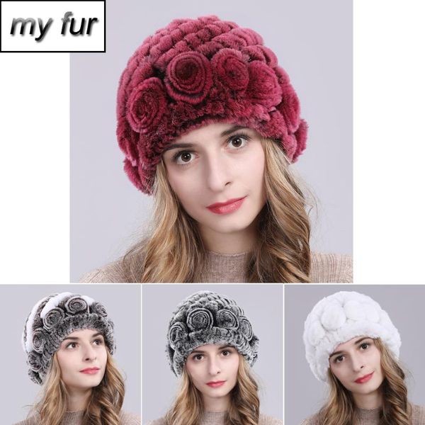 

real rex fur hat women real rex fur elastic skullies beanies hats cotton lining natural cap, Blue;gray