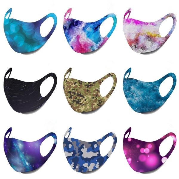 

independence day face mask usa star mask printed breathable fold mouth er sponge washable designer starry sky mask f #985#27#384