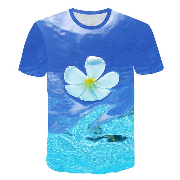

new love beautiful rose flower 3d print shirts aesthetic comics anime men clothing