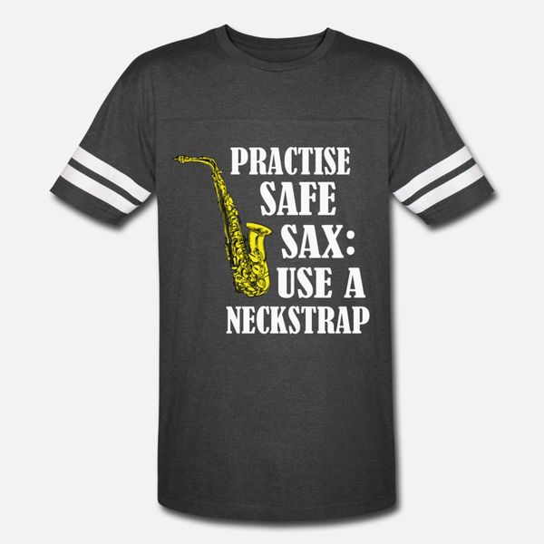 

safe sax funny saxophone player gift t shirt men custom short sleeve s-xxxl clothing fit humor summer natural shirt