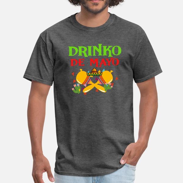

cinco de mayo drinko costume gift i fiesta t shirt men designs short sleeve euro size s-3xl formal graphic new fashion spring autumn family