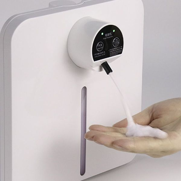 

wall-mounted automatic induction soap dispenser hand sanitizer box sensor 1300ml 896b