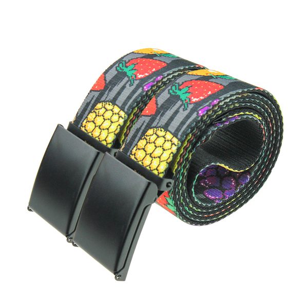 

wholesale customized polyester waist fashion belt for men, Black;brown