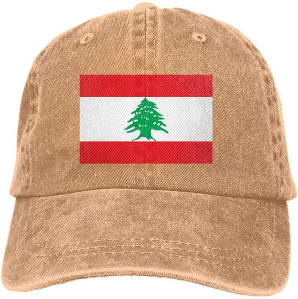 

flag of lebanon soft casquette cap vintage adjustable baseball caps, Blue;gray