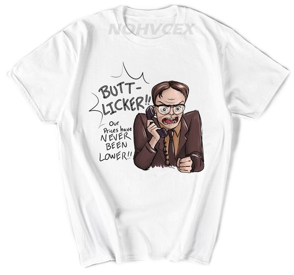 

summer the office dwight schrute tv show men's t-shirt casual short sleeve o-neck t shirt hip hop tees