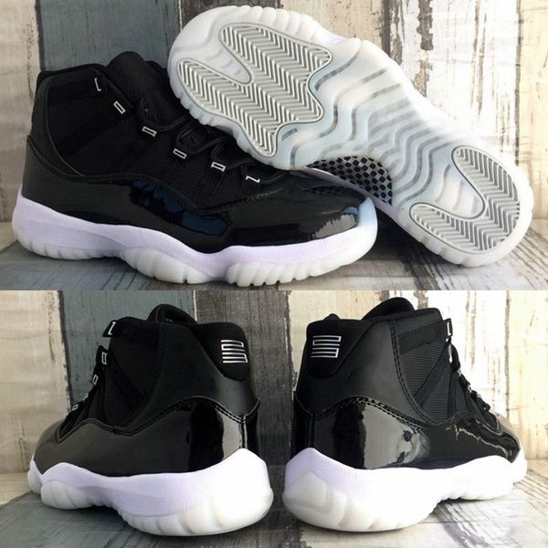 

новое прибытие 11s xi concord 25-й годовщины mens basketball обувь женщины jumpman 11 спортивные тренажеры metallic silver 23 тапок chaussur, White;red